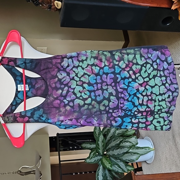 Kavio Other - Big Girls Multicolor Cheetah Racerback Tank Top (L)